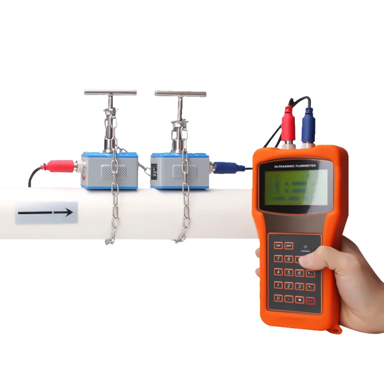 Medidor de flujo ultrasónico portátil